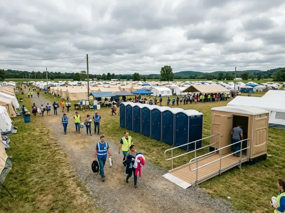 disaster-relief-camp-restrooms-010 — frequently asked questions, Dumpster & Portable Bathrooms Rental in Fulton, IL